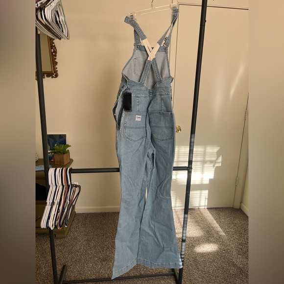 Lee Factory European Women's Denim Overalls - Picture 3 of 5